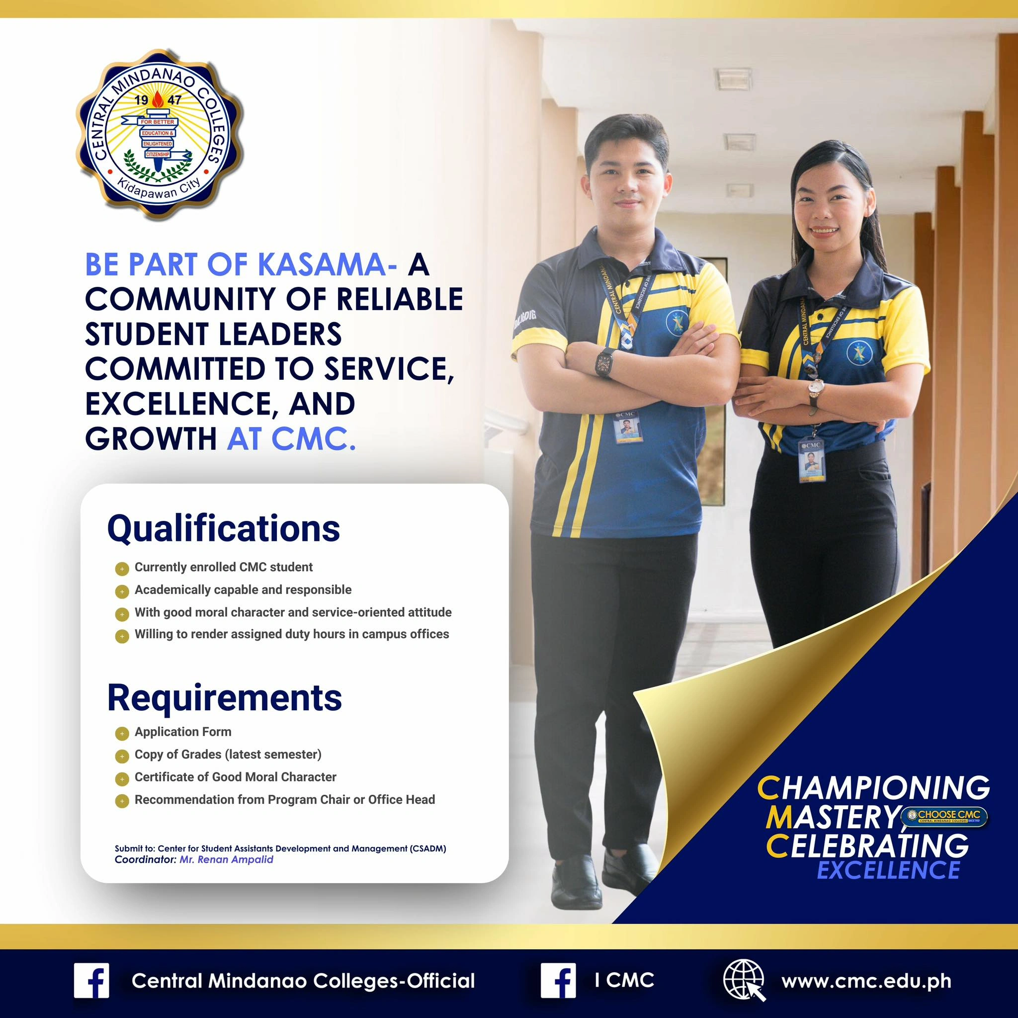 Be Part of KASAMA!