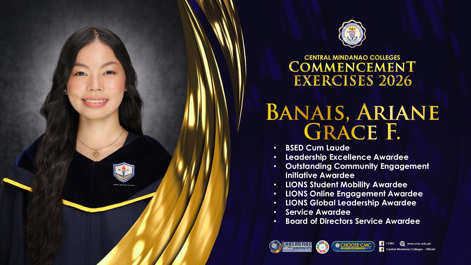 CMC Honors Four Graduates with Leadership Excellence Awards