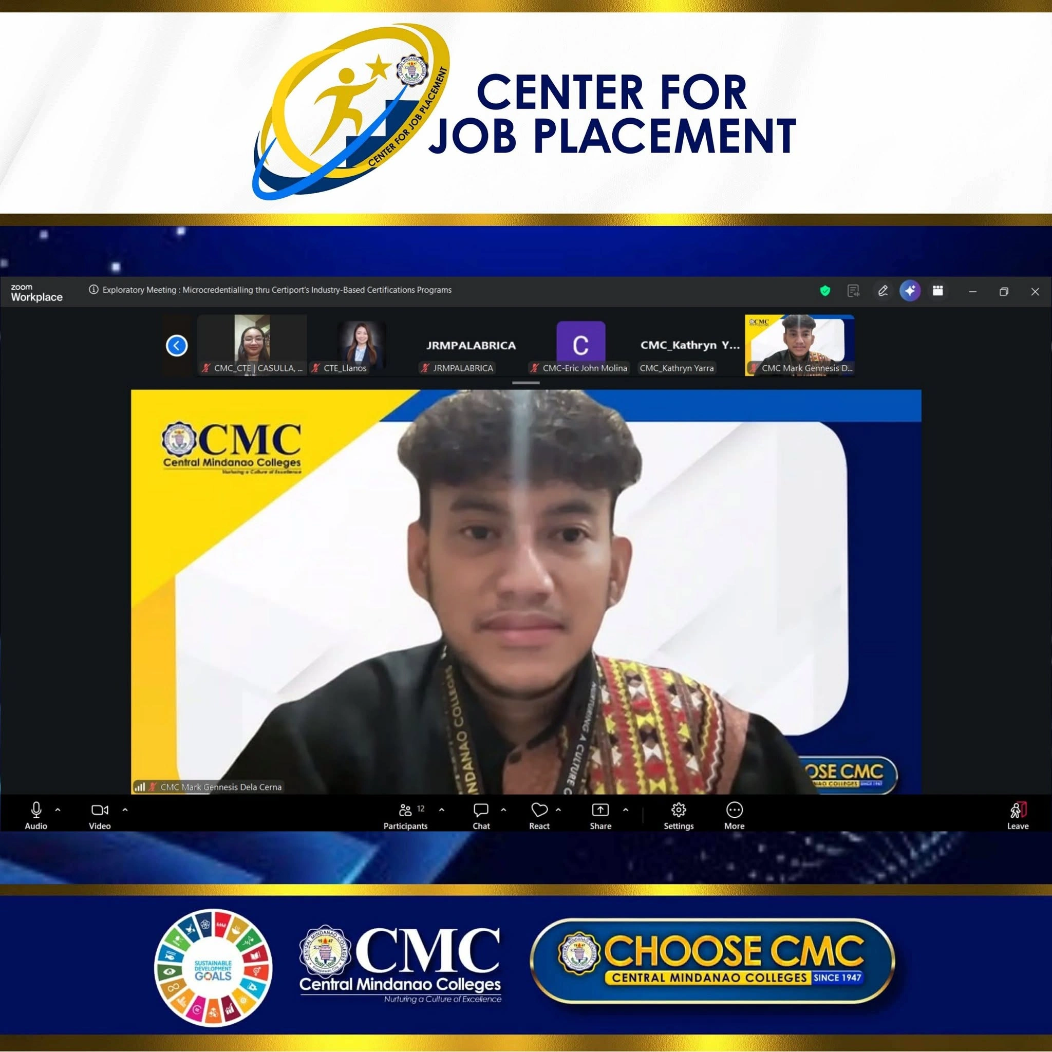 Central Mindanao Colleges Explores Microcredentialing Through Certiport Industry-Based Certification Programs