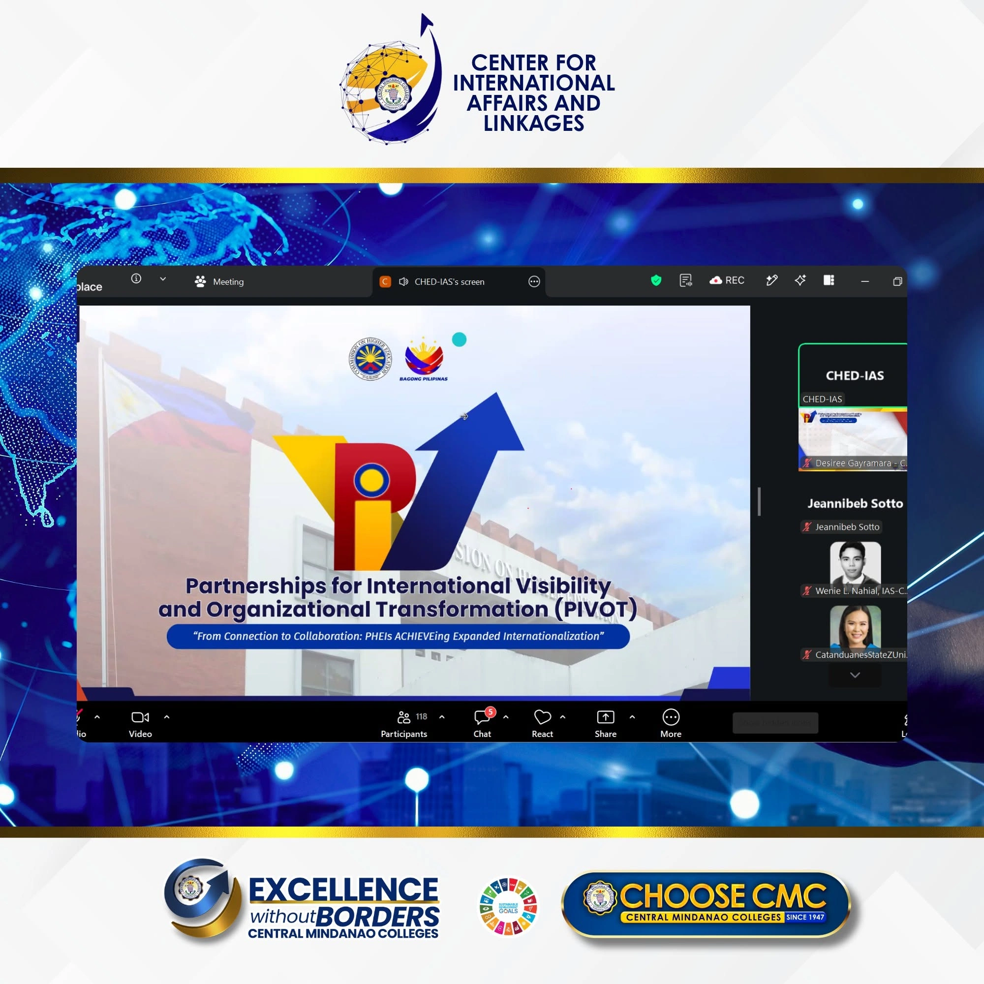 CMC CIAL Participates in Project PIVOT 8 to Explore Transnational Higher Education