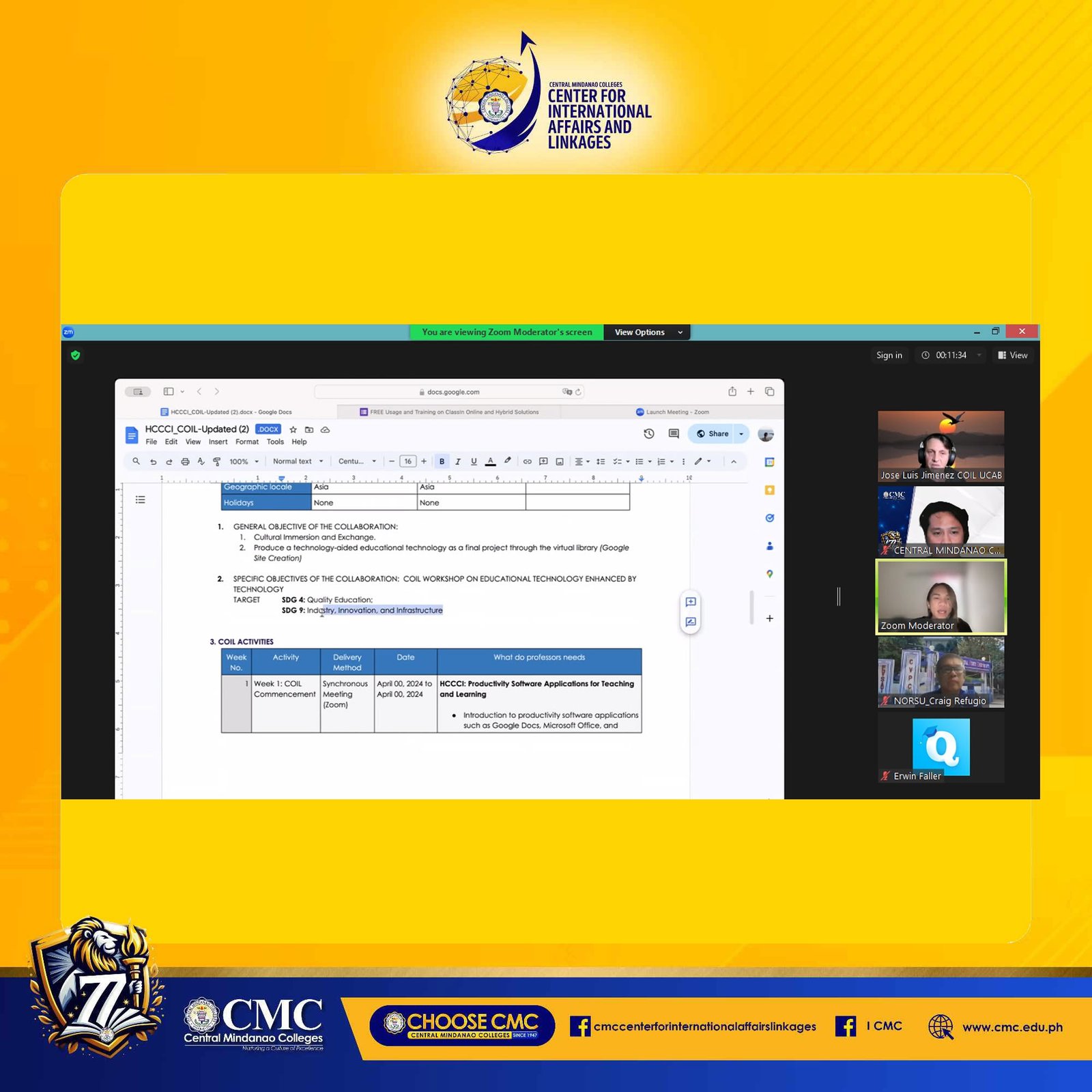 𝗖𝗼𝗹𝗹𝗮𝗯𝗼𝗿𝗮𝘁𝗶𝘃𝗲 𝗢𝗻𝗹𝗶𝗻𝗲 𝗜𝗻𝘁𝗲𝗿𝗻𝗮𝘁𝗶𝗼𝗻𝗮𝗹 𝗟𝗲𝗮𝗿𝗻𝗶𝗻𝗴 (𝗖𝗢𝗜𝗟): 𝗦𝘁𝗿𝗲𝗻𝗴𝘁𝗵𝗲𝗻𝗶𝗻𝗴 𝗚𝗹𝗼𝗯𝗮𝗹 𝗖𝗼𝗻𝗻𝗲𝗰𝘁𝗶𝗼𝗻𝘀 𝗶𝗻 𝗘𝗱𝘂𝗰𝗮𝘁𝗶𝗼𝗻 — photo 3