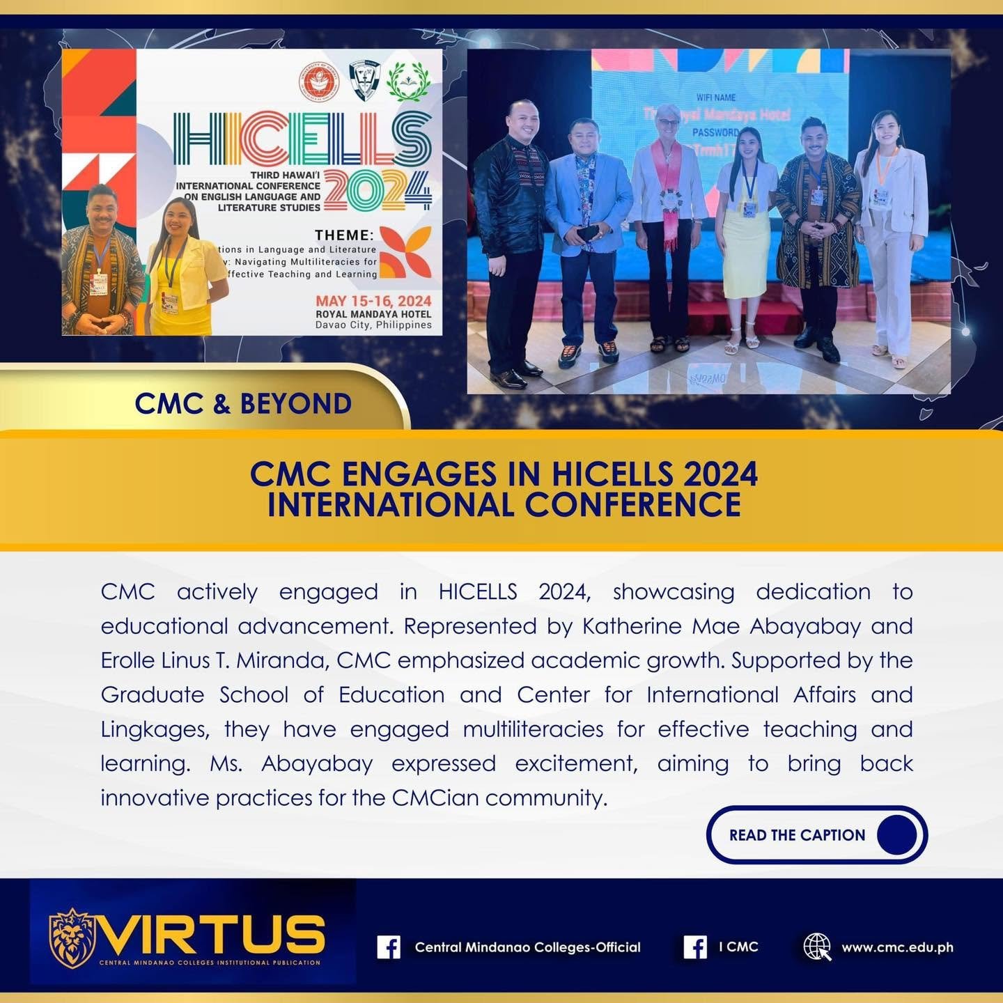 𝐂𝐌𝐂 & 𝐁𝐄𝐘𝐎𝐍𝐃 | 𝐂𝐌𝐂 𝐄𝐧𝐠𝐚𝐠𝐞𝐬 𝐢𝐧 𝐇𝐈𝐂𝐄𝐋𝐋𝐒 𝟐𝟎𝟐𝟒  𝐈𝐧𝐭𝐞𝐫𝐧𝐚𝐭𝐢𝐨𝐧𝐚𝐥 𝐂𝐨𝐧𝐟𝐞𝐫𝐞𝐧𝐜𝐞