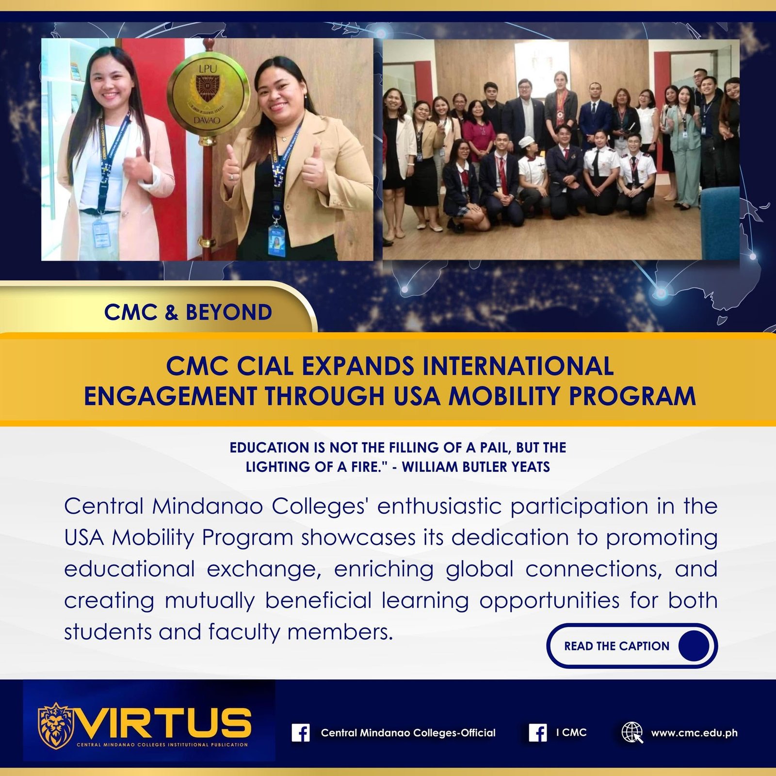 𝐂𝐌𝐂 𝐂𝐈𝐀𝐋 𝐄𝐱𝐩𝐚𝐧𝐝𝐬 𝐈𝐧𝐭𝐞𝐫𝐧𝐚𝐭𝐢𝐨𝐧𝐚𝐥  𝐄𝐧𝐠𝐚𝐠𝐞𝐦𝐞𝐧𝐭 𝐭𝐡𝐫𝐨𝐮𝐠𝐡 𝐔𝐒𝐀 𝐌𝐨𝐛𝐢𝐥𝐢𝐭𝐲 𝐏𝐫𝐨𝐠𝐫𝐚𝐦