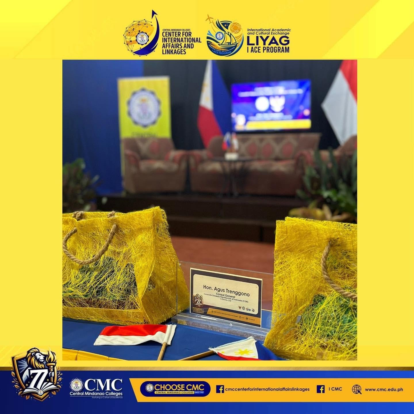 Central Mindanao Colleges Kidapawan City welcomes the Consulate General of the Republic of Indonesia