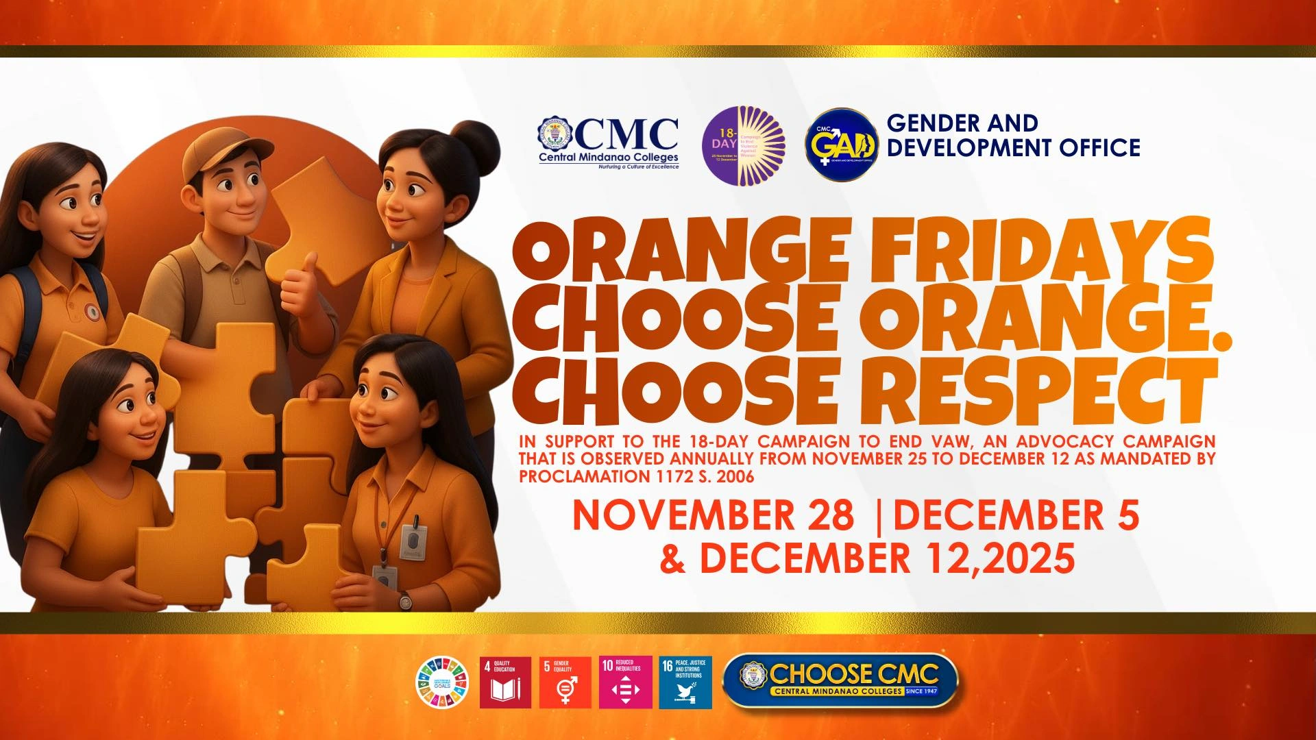 18-Day Campaign to End Violence Against Women