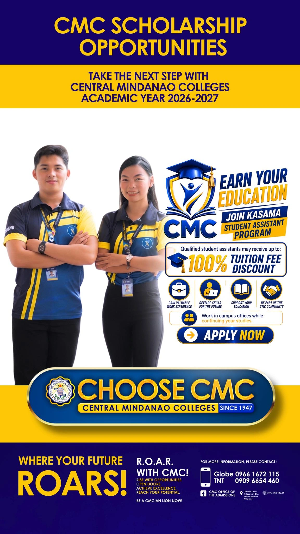 EARN YOUR EDUCATION BUILD YOUR FUTURE