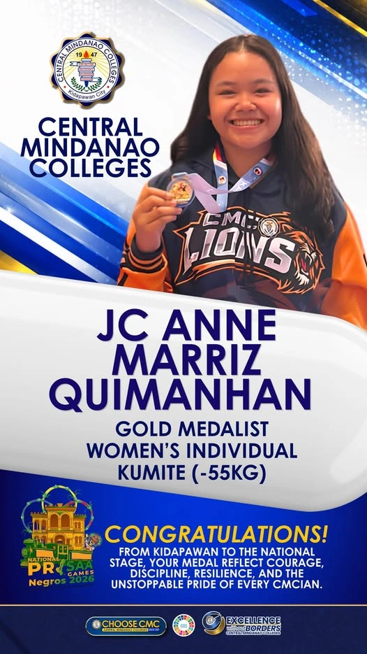HOME OF THE CHAMPIONS. GOLDEN BY DETERMINATION. FORGED BY THE CMC LION SPIRIT.
