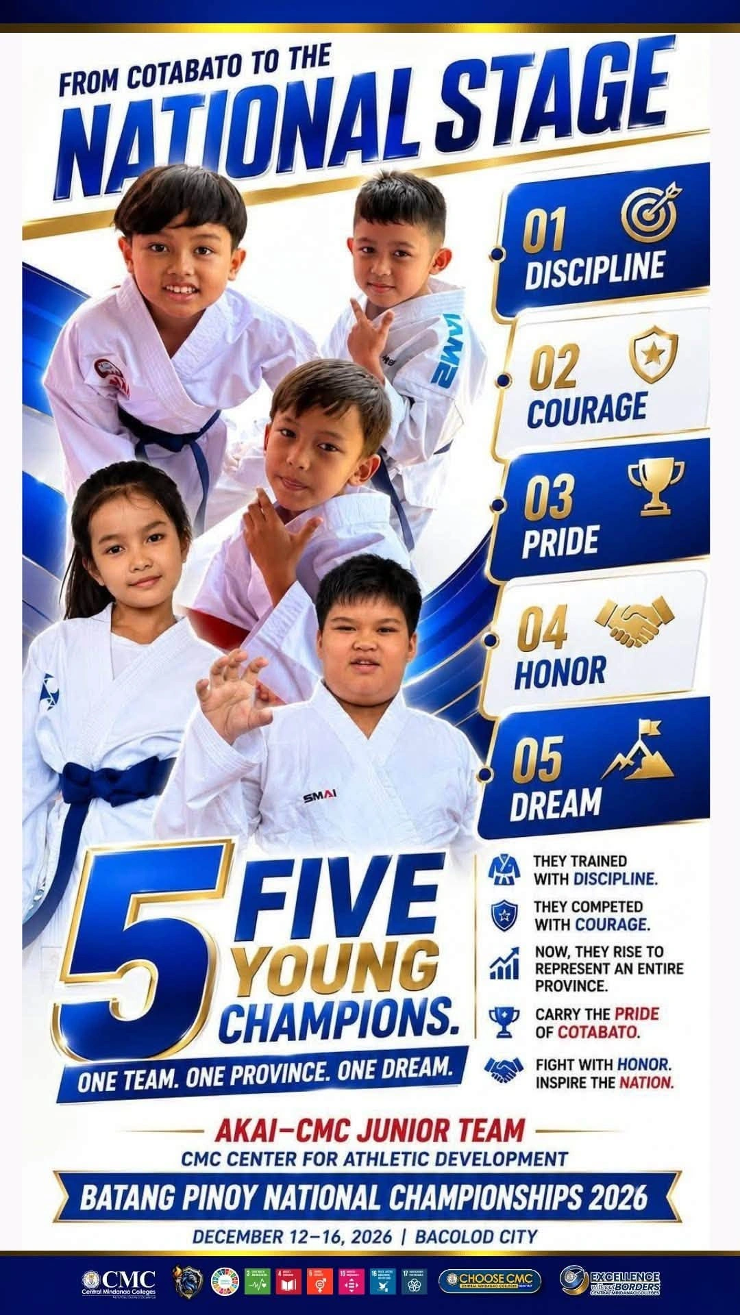 FROM COTABATO TO THE NATIONAL STAGE. FIVE YOUNG ATHLETES. ONE TEAM. ONE PROVINCE. ONE DREAM. — photo 2