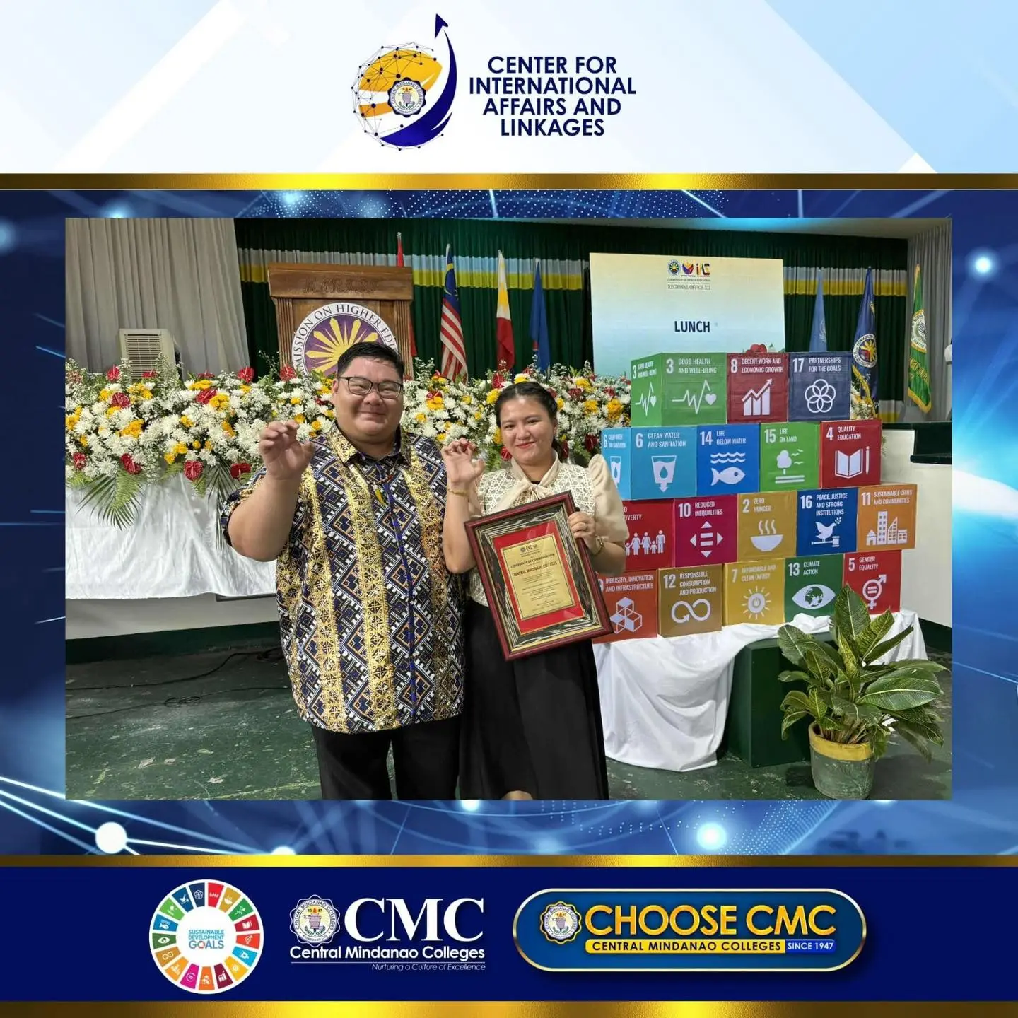 CMC Earns CHEDRO XII Commendation for its Commitment to Internationalization — photo 3