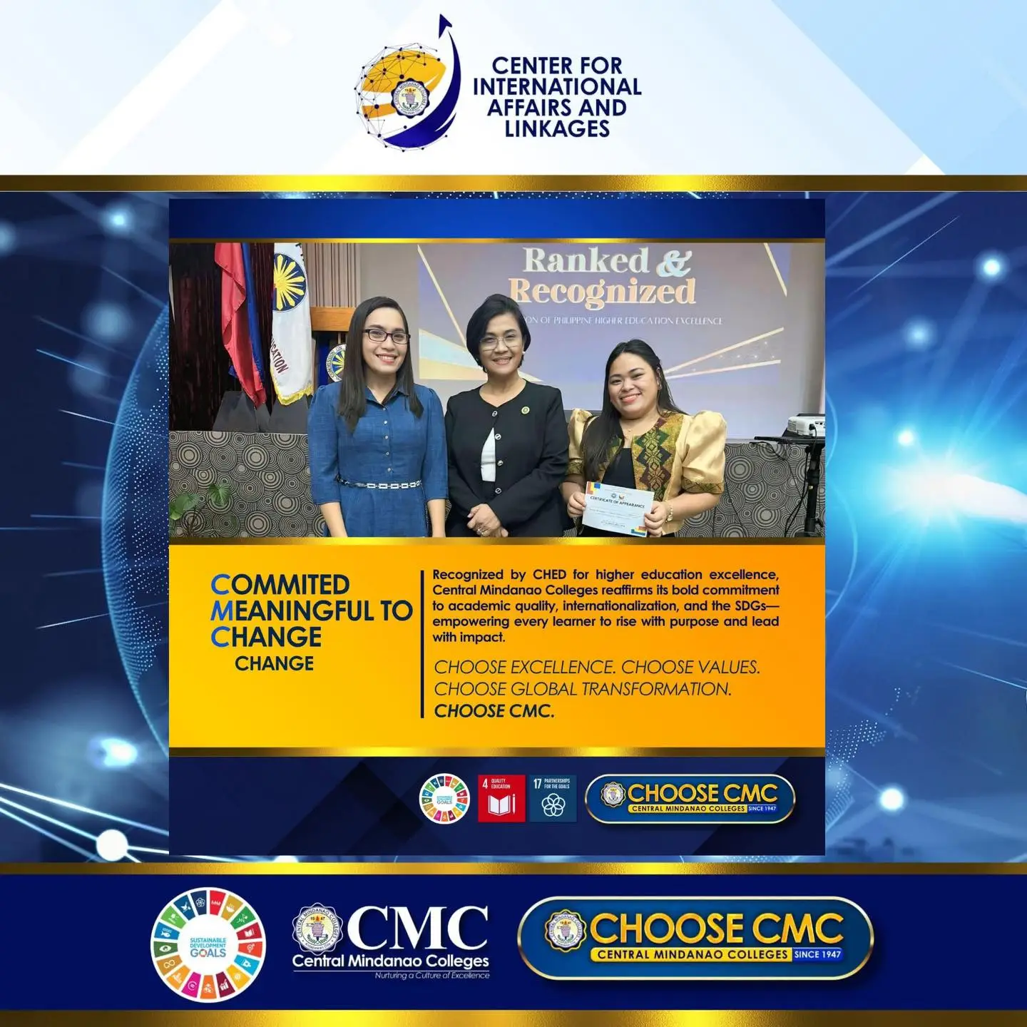 Committed to Meaningful Change: CMC Ranked & Recognized for Higher Education Excellence