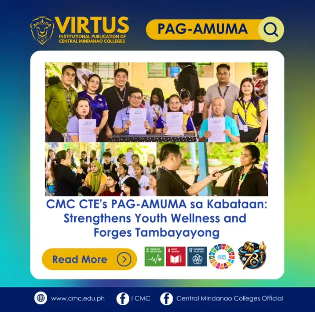 CMC CTE’s PAG-AMUMA sa Kabataan: Strengthens Youth Wellness and Forges Tambayayong