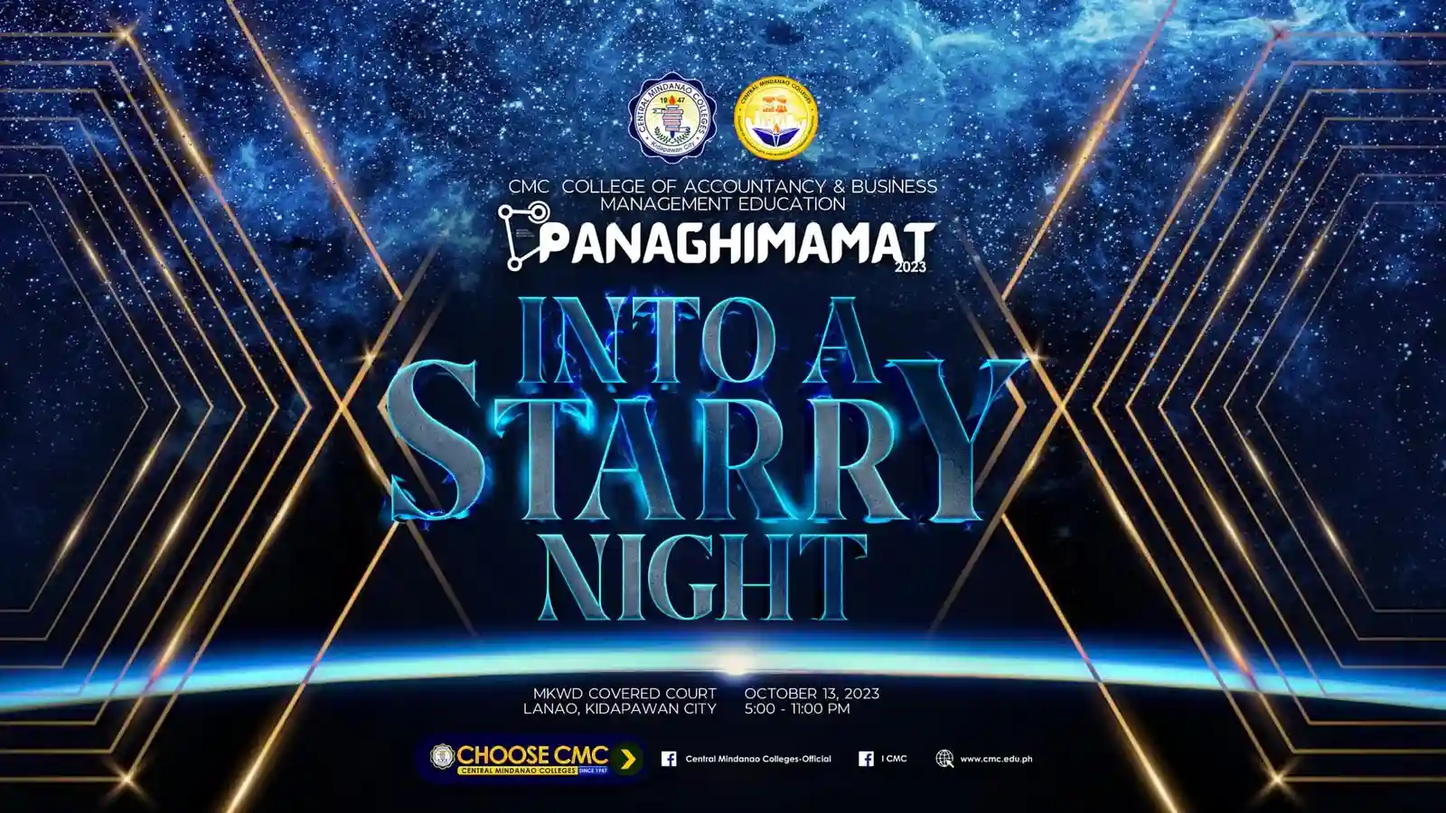 Step into the enchanting world of the CMC College of Accountancy & Business Management Education’s PANAGHIMAMAT 2023 | Into a Starry Night