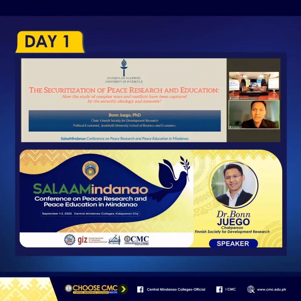 Day 1 | SALAAMindanao: Conference on Peace Research and Peace Education in Mindanao