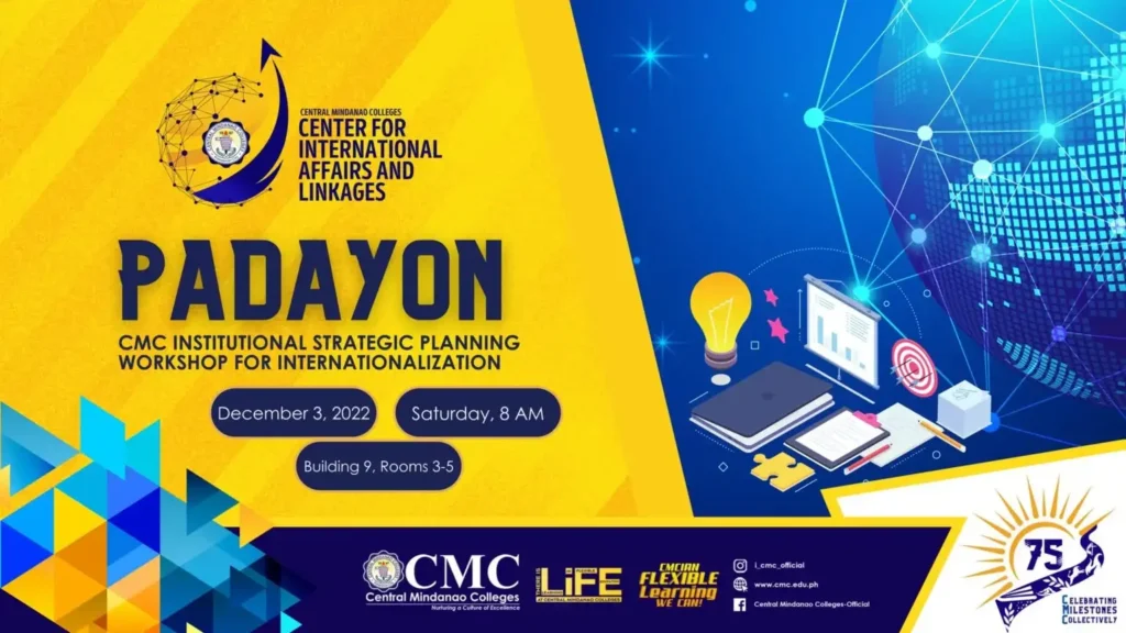 PADAYON: CMC INSTITUTIONAL STRATEGIC PLANNING WORKSHOP FOR INTERNATIONALIZATION