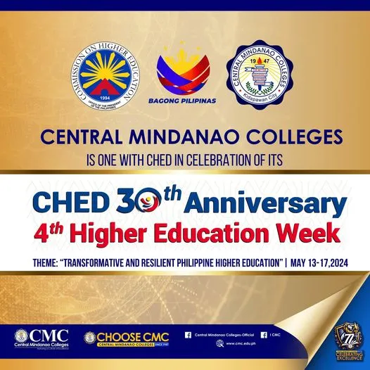 Join us in Celebrating the 30th Anniversary of the Commission on Higher Education and the 4th Higher Education Week May 13-17, 2024